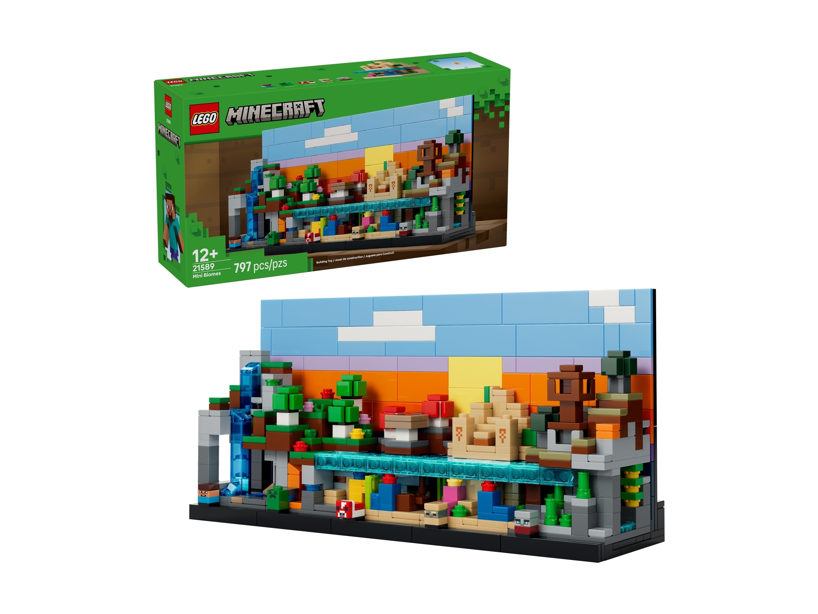 LEGO 21589 Minecraft Minibiomy