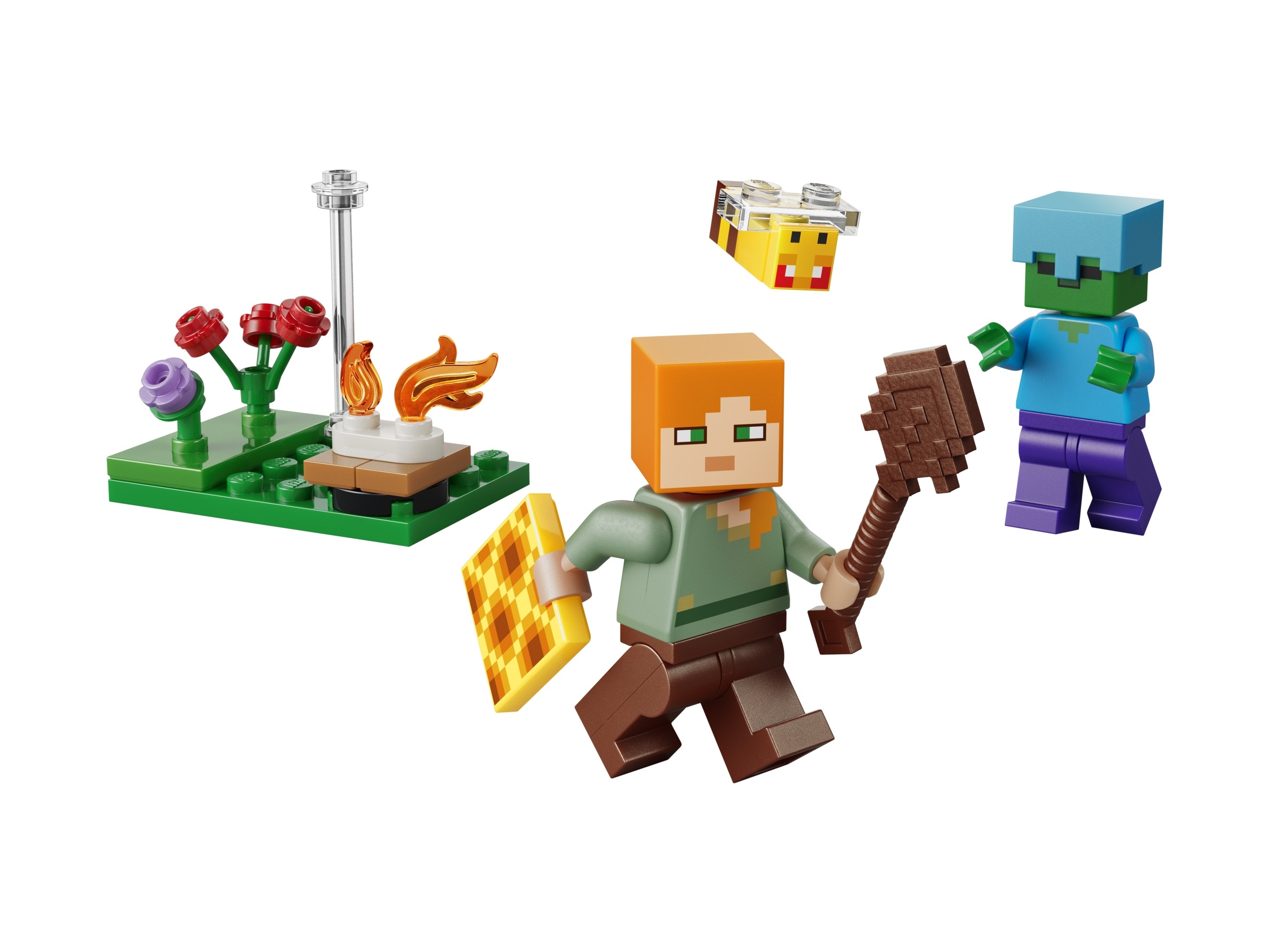 LEGO Minecraft Potyczka Alex przy ognisku 30732
