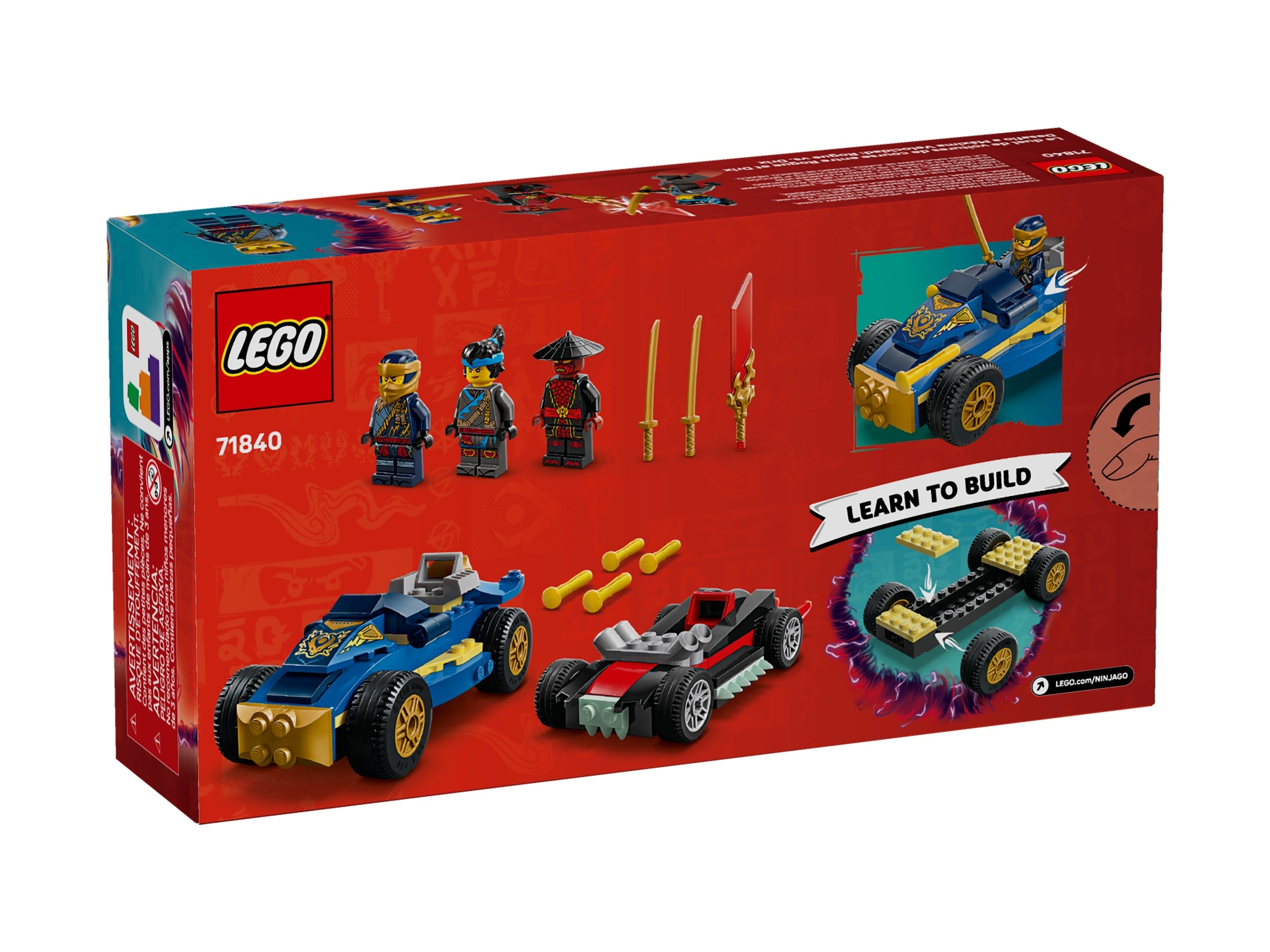 LEGO NINJAGO Pojedynek wyścigowy Rogue kontra Drix 71840