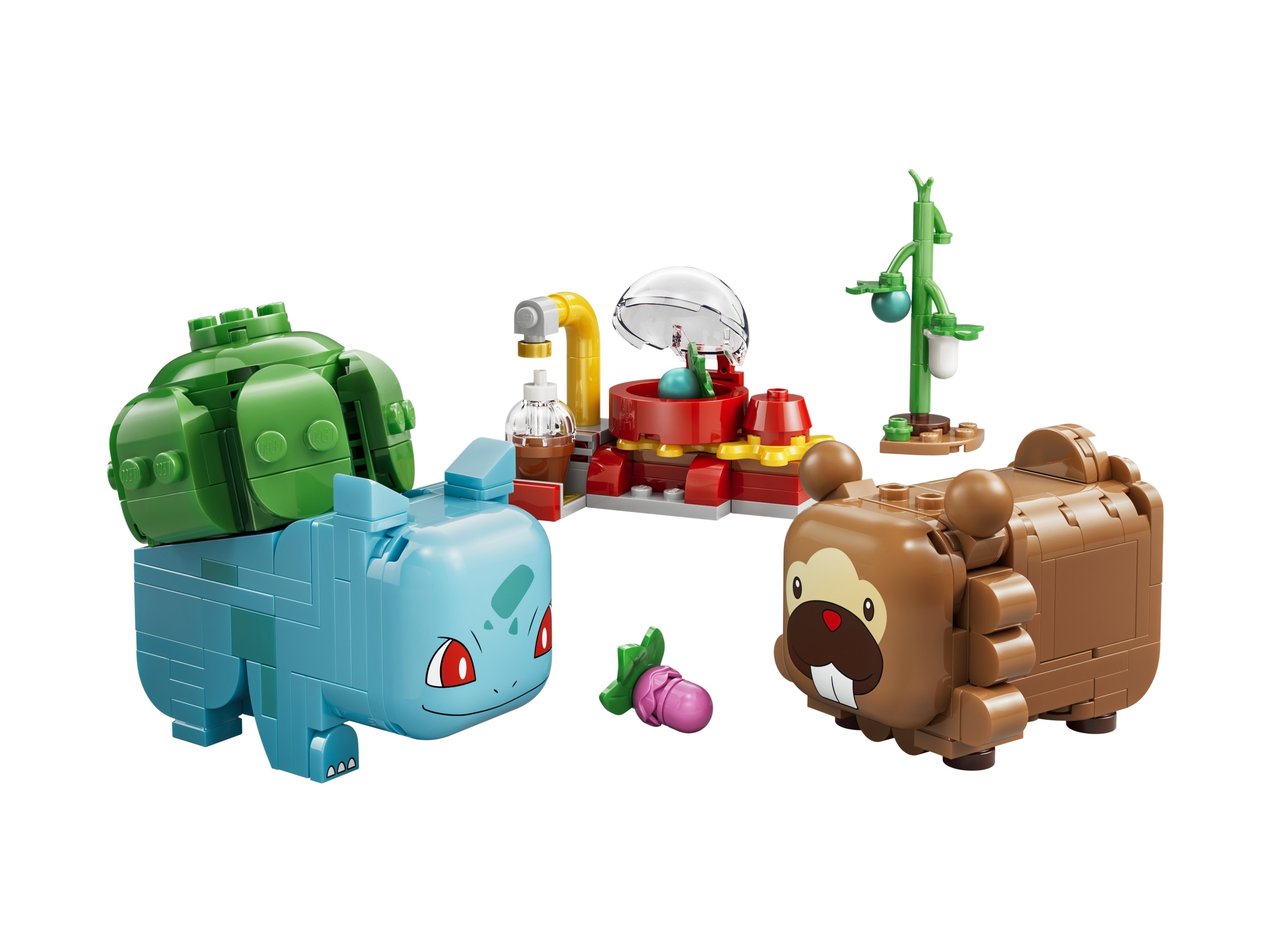LEGO 72155 SMART Play™: Bulbasaur i Bidoof z krzewem jagody