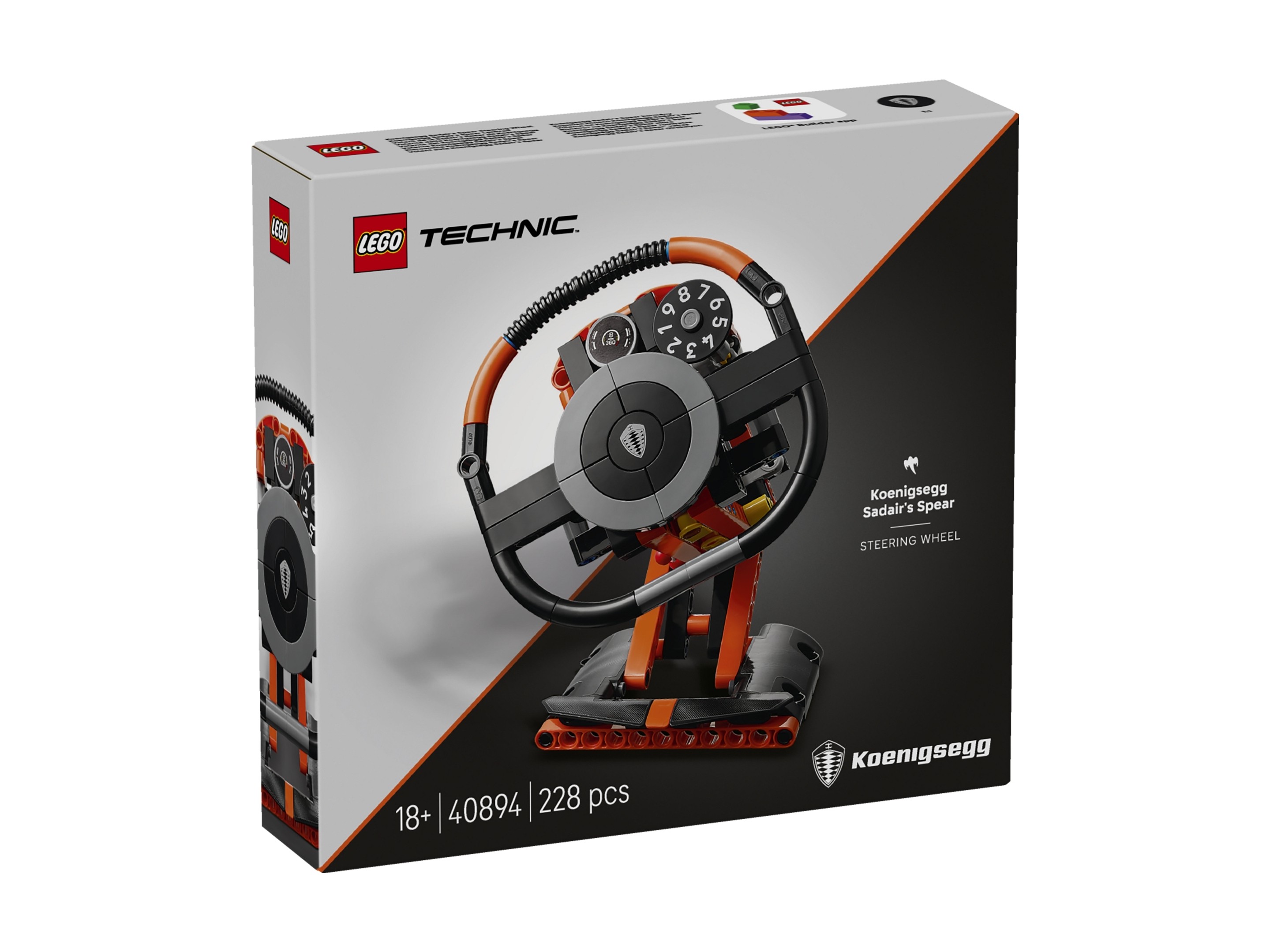LEGO 40894 Technic Kierownica Koenigsegg Sadair's Spear