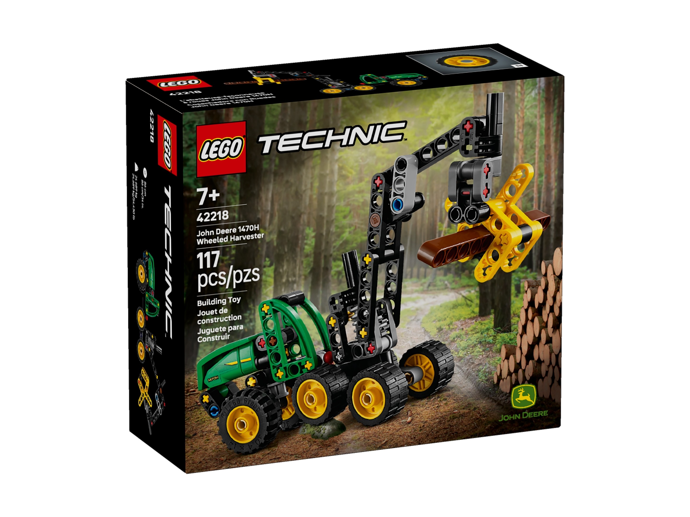 LEGO Technic Harwester kołowy John Deere 1470H 42218