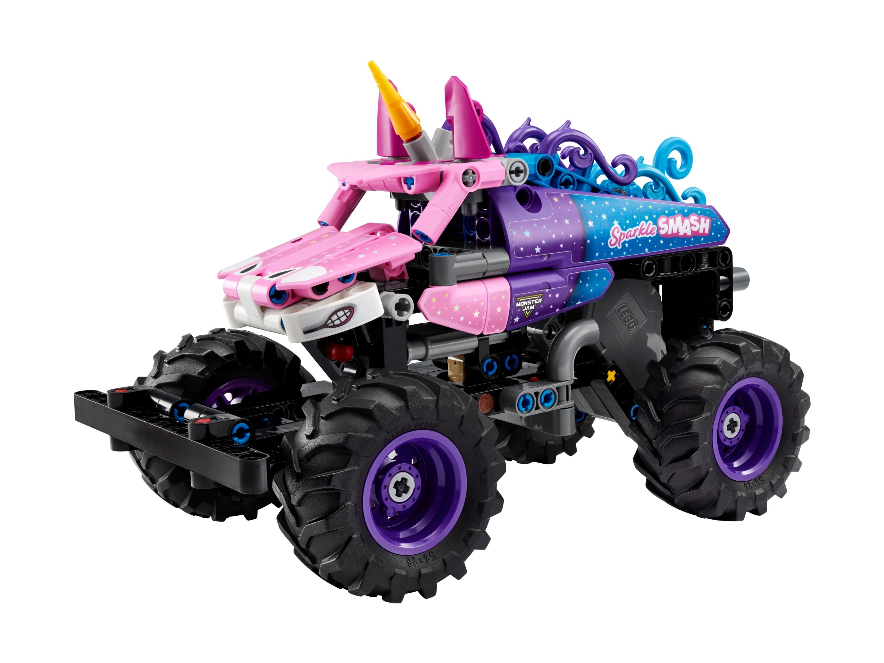 LEGO Technic 42220 Monster Jam™ Sparkle Smash™ z napędem typu pull-back