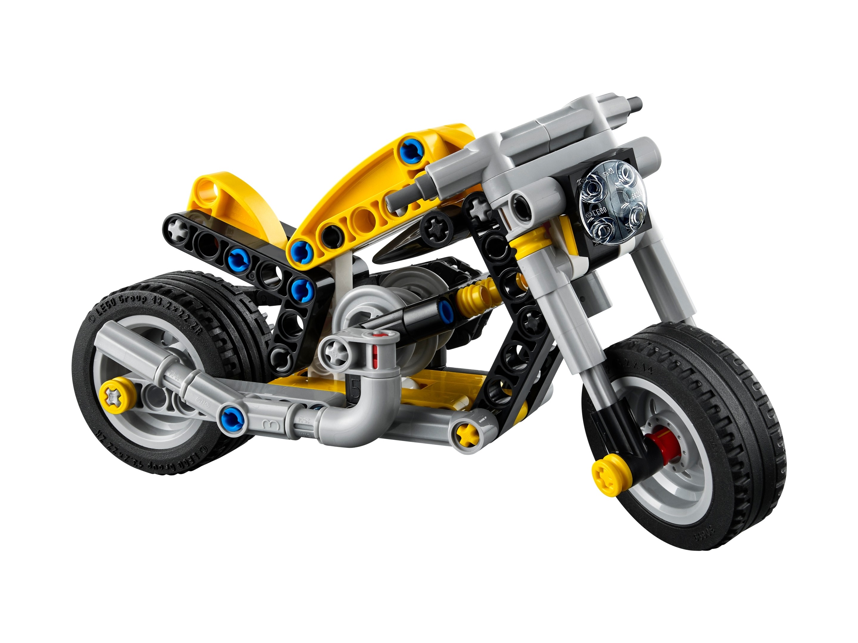 LEGO 42225 Technic Żółty motocykl