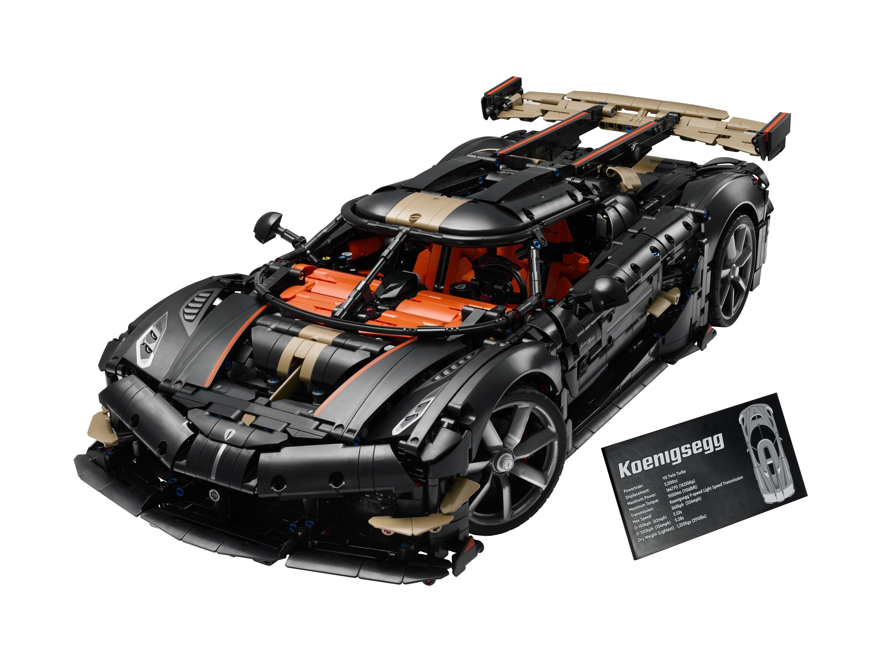 LEGO 42232 Koenigsegg Sadair's Spear Megacar